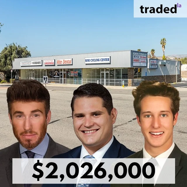 Brandon Michaels, @MatthewLuchs & Austin Sreden Sell Simi Valley Retail Property For $2,026,000