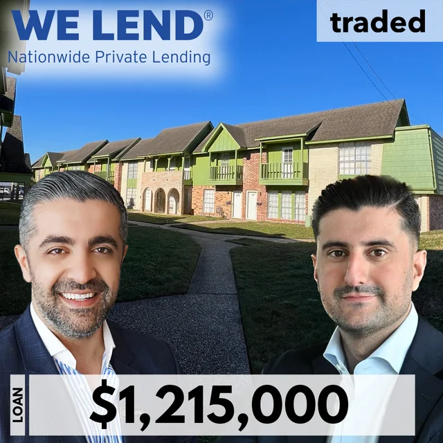 We Lend Closes $1.215M Bridge Loan For Multifamily Project In Houston, TX