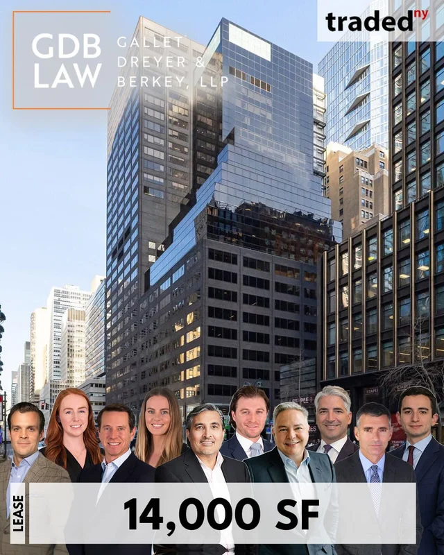 Gallet Dreyer & Berkey Signs 12-Year Lease For 14,000 SF Office At 685 3rd Avenue