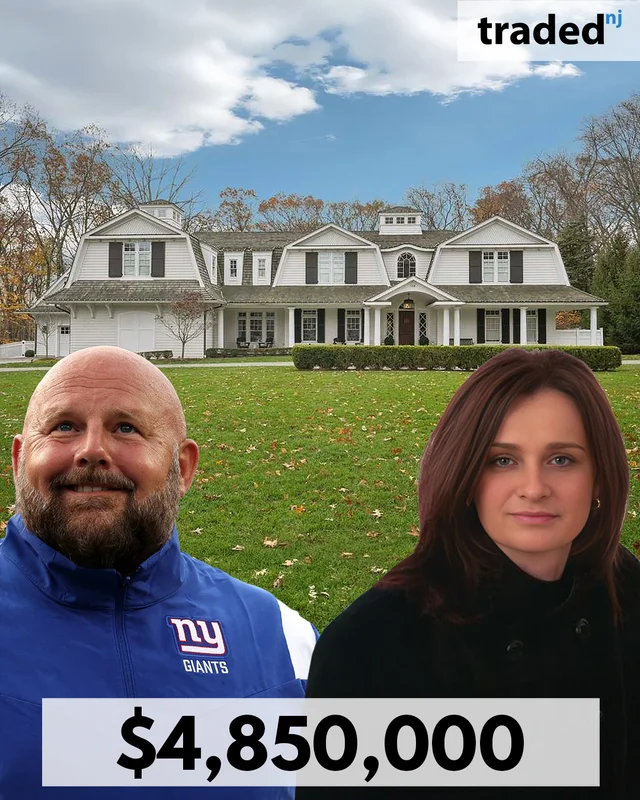 Brian Daboll Sells Franklin Lakes Single Family Home For $4.85 Million With Grazyna Ziarko