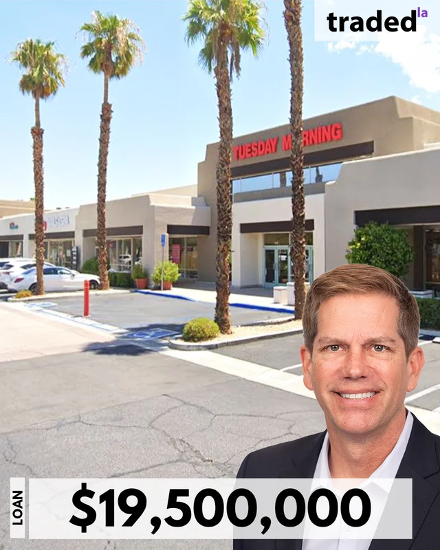 Seven Hills Realty Trust Provides $19.5M Loan To Finance Town Center Plaza Acquisition In Palm Desert