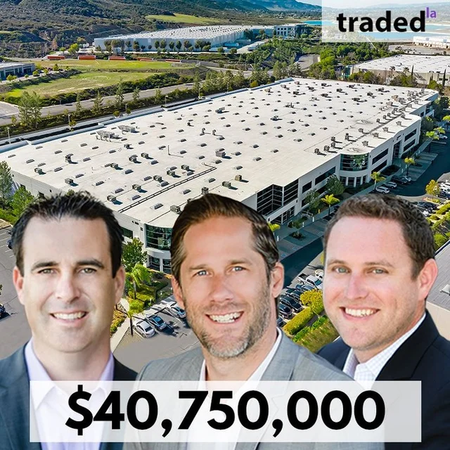 Sentre Acquires Industrial Asset In Temecula For $40.75M From Seller Stos Partners