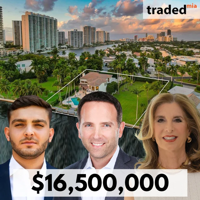 Nathanel Amir Represents Buyer In $16.5M Sale Of Single Family Home In Golden Beach