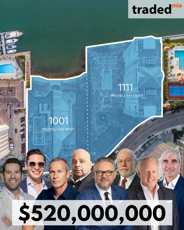 Erik Rutter And David Weitz Of Oak Row Equities Acquire Brickell Development Site For $520M