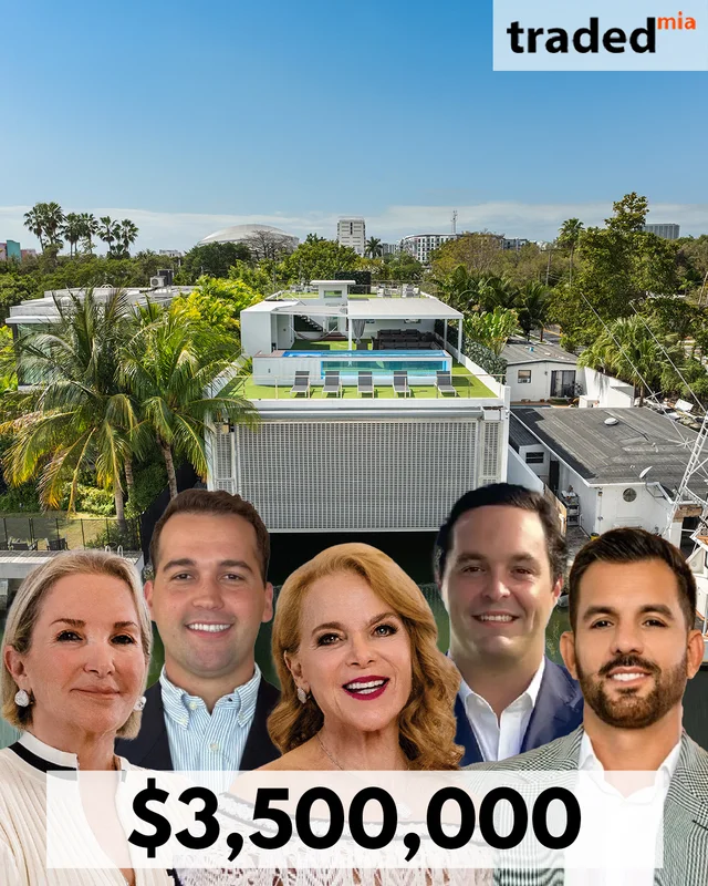 Buyer's Representatives Salvador Sanchis And Andres Navarro Close Sale Of Miami Single Family For $3.5M