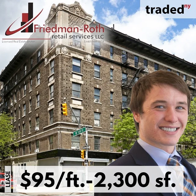 Friedman Roth Retail Represents Landlord In Manhattan Valley Retail Lease Deal