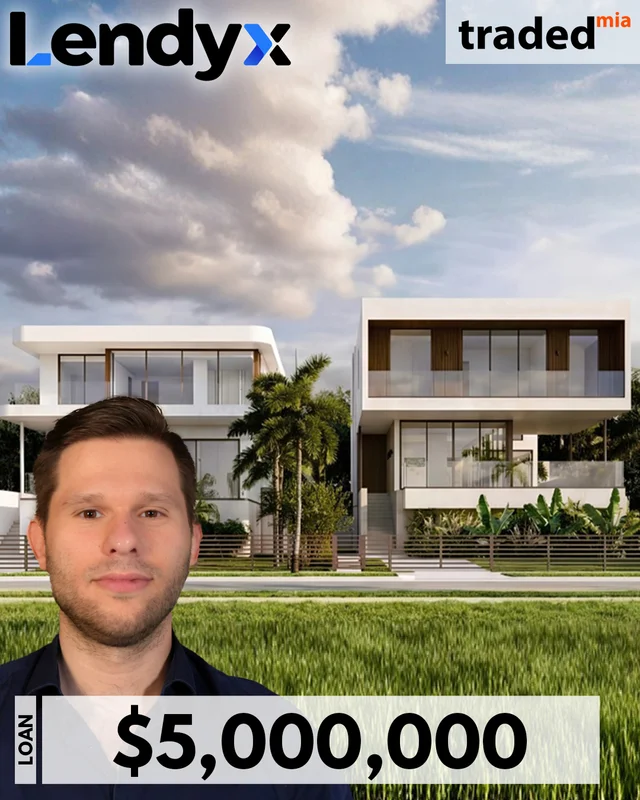 Lendyx Provides $5 Million Construction Loan For Spec Homes Development In Hollywood Florida