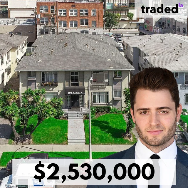 Michael Sterman Of Marcus & Millichap Oversees $2.53M Multifamily Sale In Los Angeles