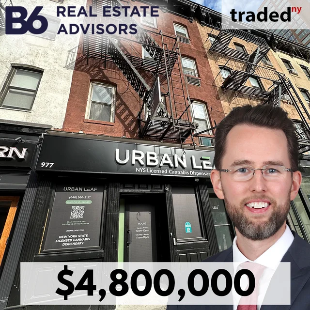 Roy Israel Sells Mixed-Use Building In Midtown East For $4.8 Million With B6 Real Estate Advisors