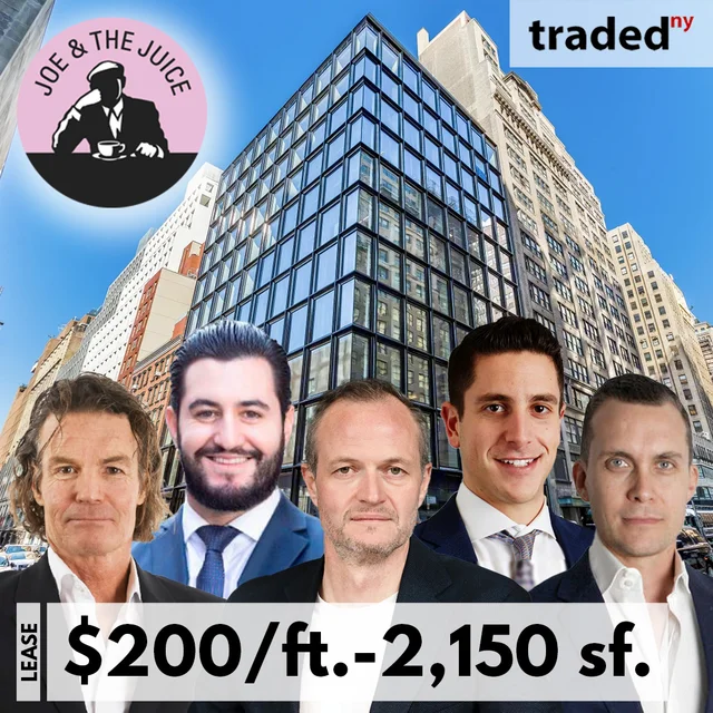 Joe & The Juice Leases 2,150 Square Feet Office In Midtown South At 205 West 28th Street