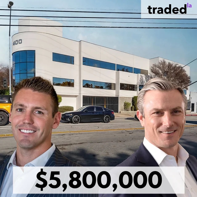 Burbank Office Production Facility Sold For $5.8 Million With Brokers Gerard Poutier & Mark Shaffer