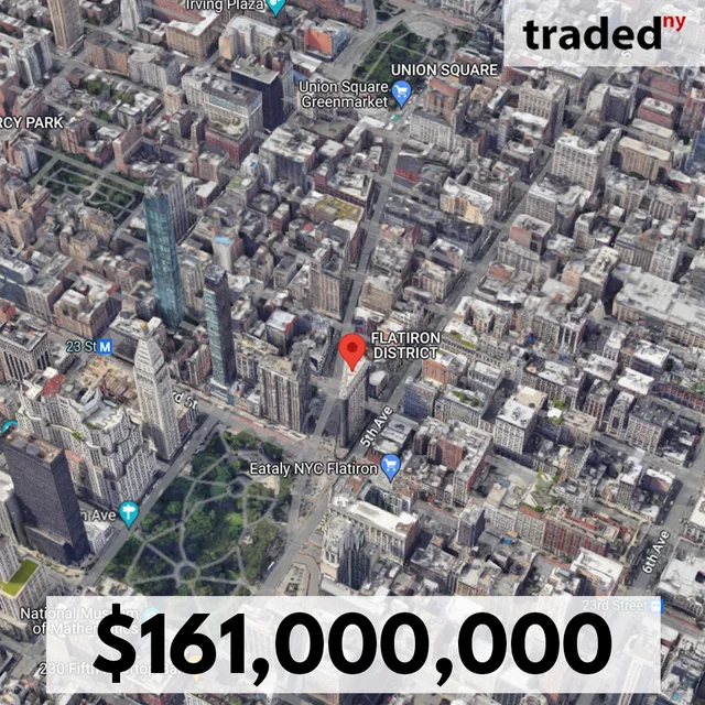 Jeffrey Gural's GFP Real Estate Acquires Flatiron Building In New York For $161M