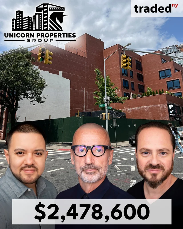 Enrico Ferri, Eric Carino & Itai Nave Of Unicorn Properties Group Acquire Development Site In Brooklyn For $2.48M