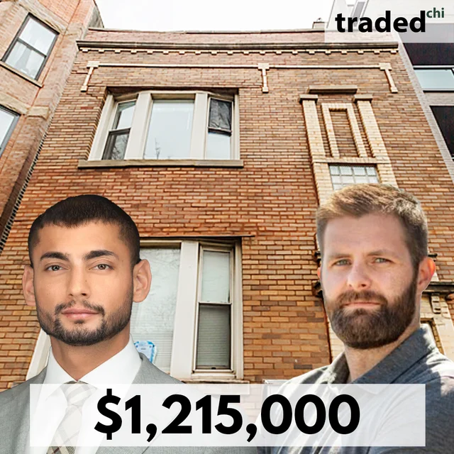 452 North May Street Multifamily Property In Chicago Sold For $1.215M With Buyer's Rep Nedal Kawash & Seller's Rep Brandon Carlson