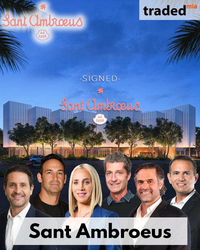 Sant Ambroeus is Coming to Mirai Design District as an Anchor Tenant