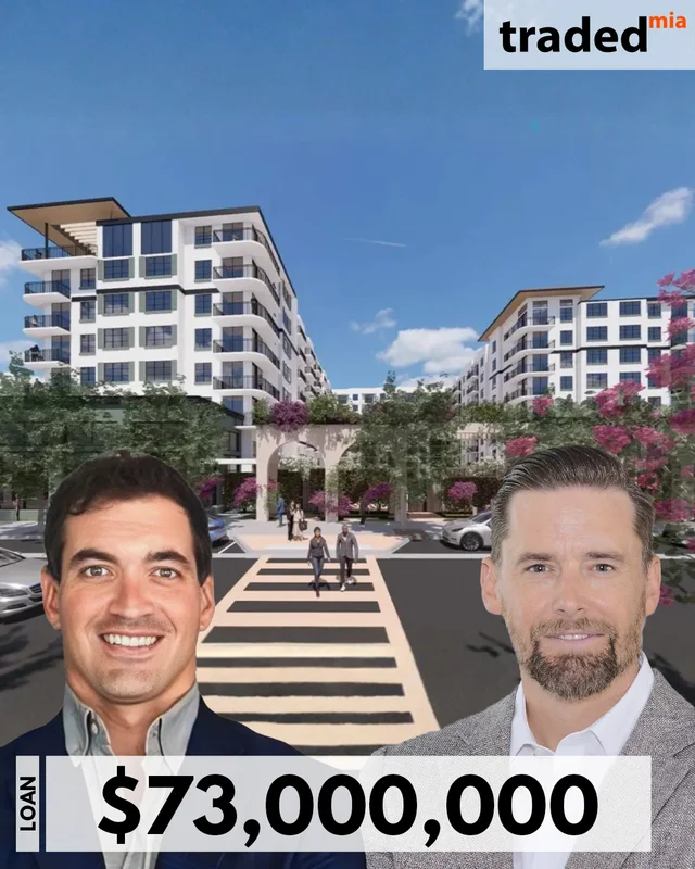 Jeffrey Burns & Nick Rojo Secure $73M Construction Loan From Pacific Life Insurance Company In Boynton Beach