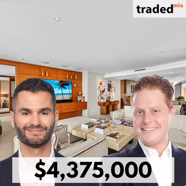 Dean Bloch Of Douglas Elliman Represents Seller In $4.375M Condo Sale At 400 Alton Road