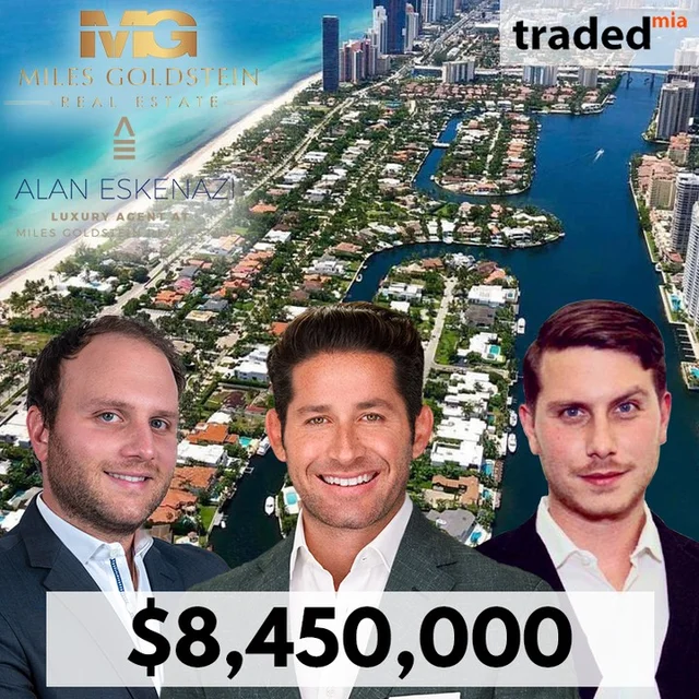 Alan Eskenazi, Alexander Goldstein & Eli Eskenazi Acquire SFR In Golden Beach For $8.45M