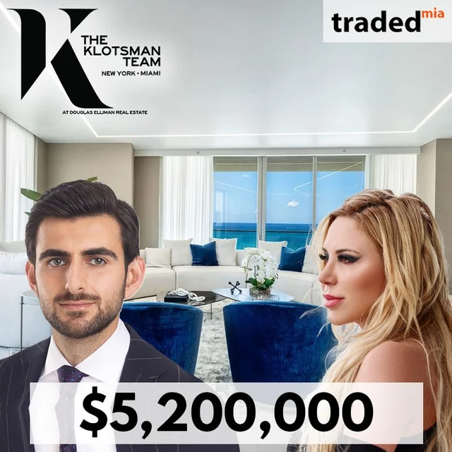 Oliver Caminos Sells Sunny Isles Beach Condo For $5.2M With Buyer's Rep Neal Klotsman & Seller's Rep Melissa Barragan