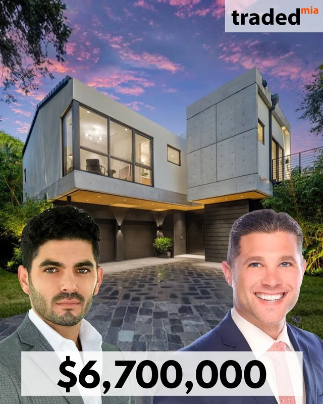 Justin Drexler Sells Coconut Grove Single Family Home For $6.7 Million With Brett Eaglstein & Eli Faitelson Representing