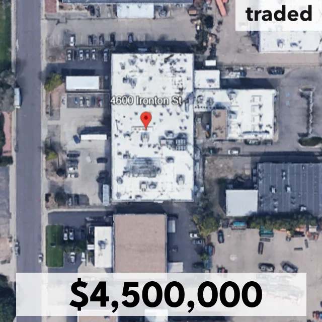 Aspen Ironton LLC Acquires Industrial Property At 4600 Ironton Street From GS Ironton LLC For $4.5M