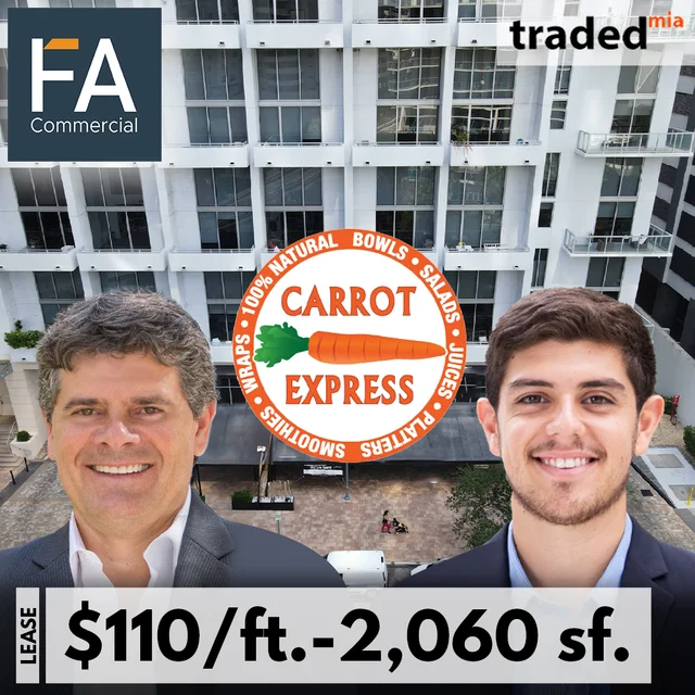Karina Grosman Of Codel Leases Retail Space At 1057 Brickell Plaza To Carrot Express