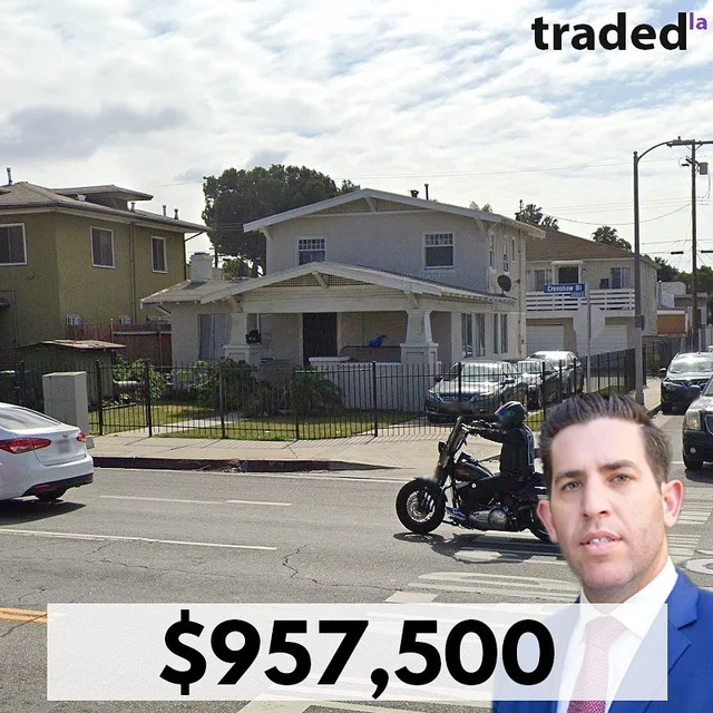 Daniel Hirth Acquires 16-Unit Multifamily Property On Crenshaw Blvd In West Adams For $957.5K