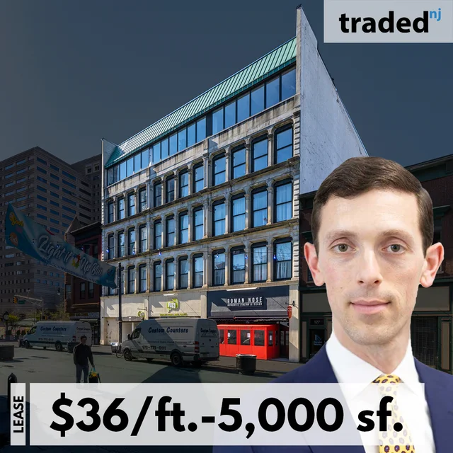 New Edgell Orthopedics Leases 5000 SF Office At 121 Newark Avenue Jersey City For $36/ft