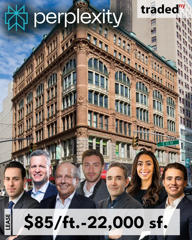 Perplexity AI Leases 22,000 Sq. Ft. Office Space At 841 Broadway In Union Square