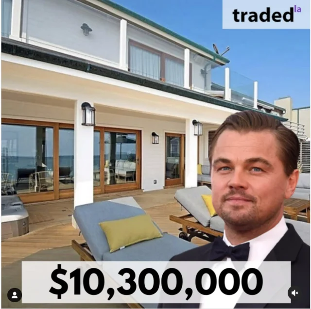 Leonardo DiCaprio Sells Malibu SFR For $10.3M