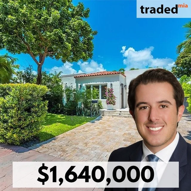 Eion Leggatt & Karen Awrey Acquire Miami Beach SFR For $1.64M