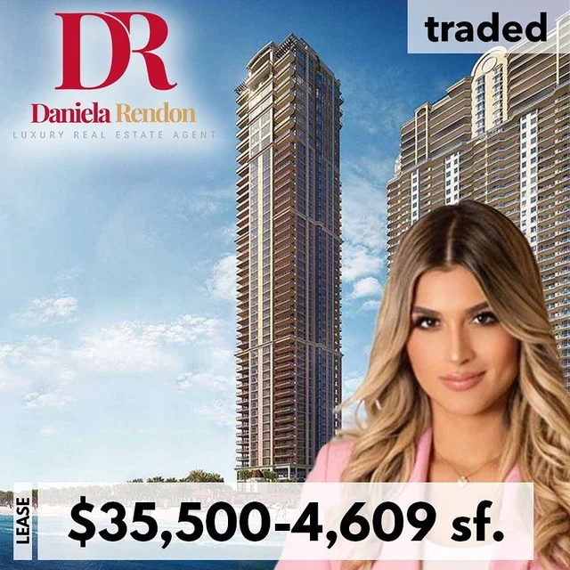 Daniela Rendon Leases Residential Condo On Sunny Isles' Collins Ave. For Record $35,500/month