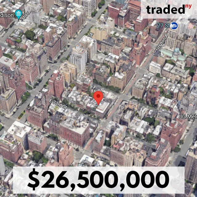 Douglas Elliman Represents Buyer's Reps Corey Shuster, Arthur Maglio & Ibrahim Guldiken In $26.5M Lenox Hill SFR Sale With Seller's Rep Adam Modlin