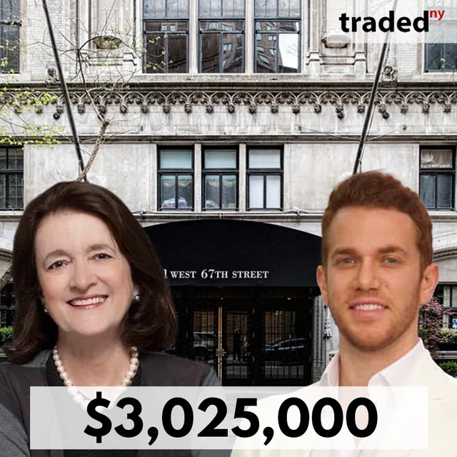 The Estate Of Patricia O'Gorman Schonfeld Sells Co-Op At 1 West 67th Street For $3,025,000