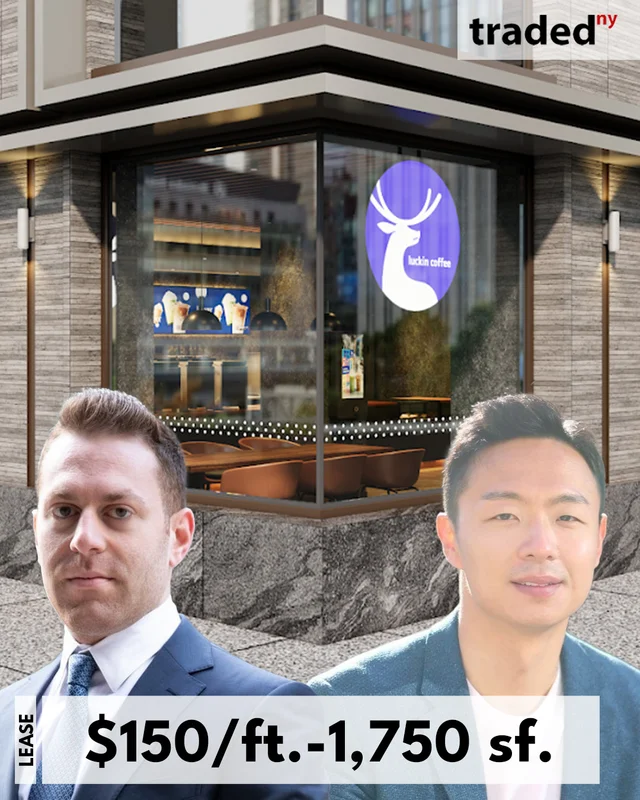 Michael Namer Leases Retail Space To Luckin Coffee At 261 3rd Avenue For 10 Years