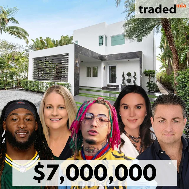 Aaron Jones Acquires Lil Pump's Miami Beach SFR For $7M