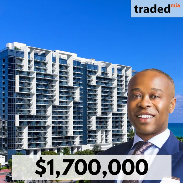 Thomas Robert Purchases Miami Beach Condo From James Douglas For $1.7M With Broker Christopher Adeleke