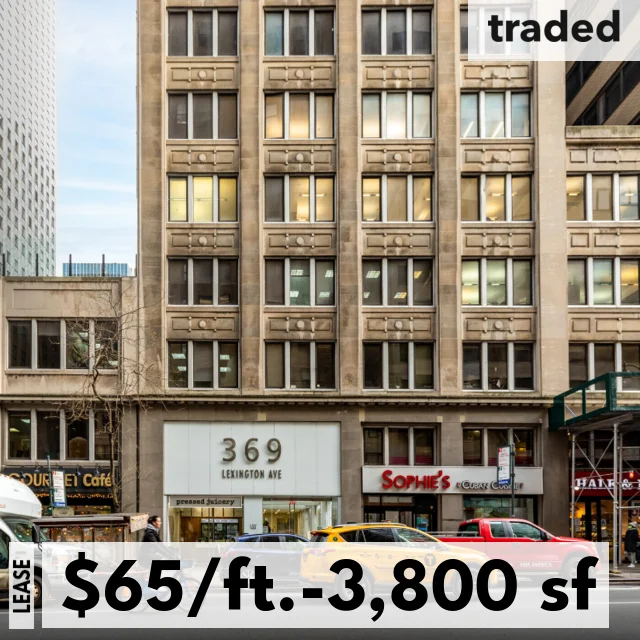 Breather Leases Office Space At 369 Lexington Ave, New York For $65/SF