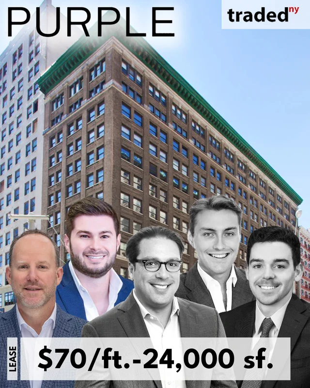 Purple Leases 24,000 Square Feet Office Space At 16 Madison Square West In Flatiron District