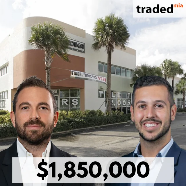 Mark Hicks Acquires Industrial Asset From Mitch Berk In Pompano Beach For $1.85M