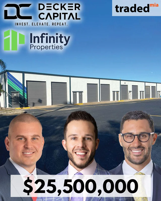 Decker Capital And Infinity Properties Sell Industrial Asset In Jensen Beach For $25.5M