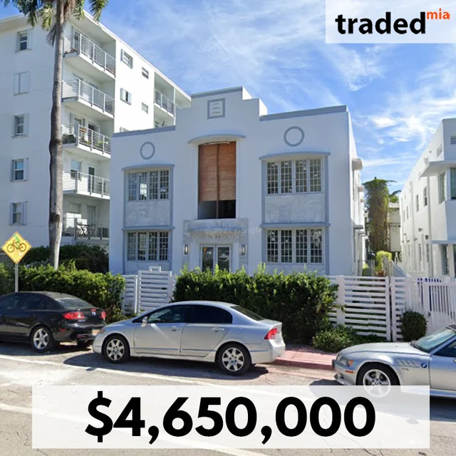 Harold Klein Acquires Multifamily Property On Euclid Ave In Miami Beach For $4.65M