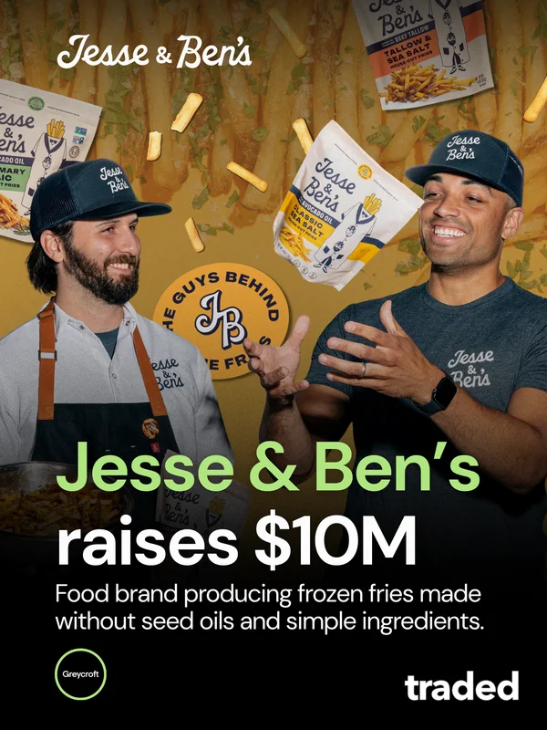 Jesse & Ben’s Raises $10M Series A Led By Greycroft With Rich Products Corporation Participating