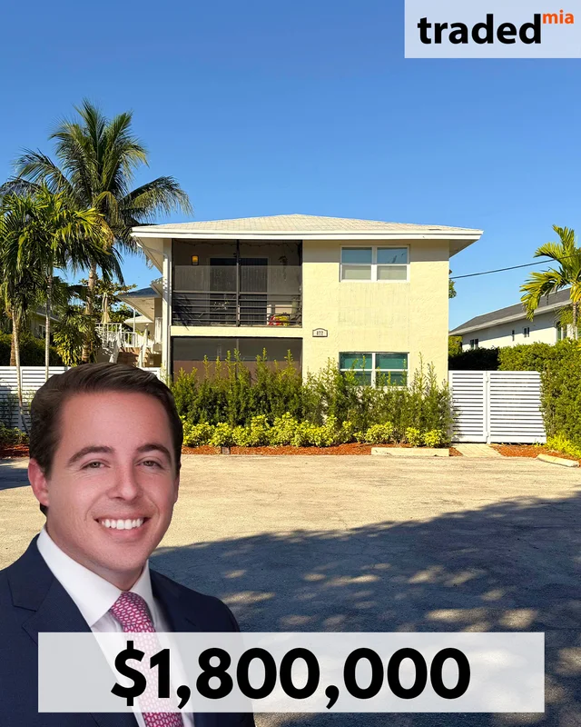 Andrew Taubman Acquires Multifamily Property At 877 Northeast 18th Court From Brian Mayhew For $1.8M