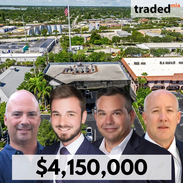 Eric Levitt Sells Tequesta Office Building For $4.15M With Robert (Rob) Hamman Of SVN As Buyer's Rep