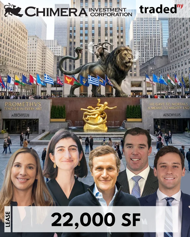 Chimera Investment Corporation Signs 15-Year Lease For 22000 Square Feet At 1 Rockefeller Plaza