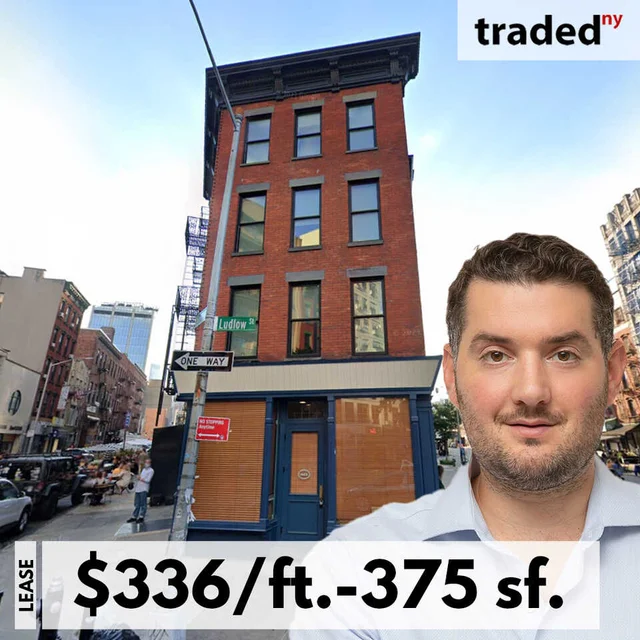 Consolidated Baking Signs 10-Year Lease For Retail Space At 1 Ludlow Street, Lower East Side, Manhattan