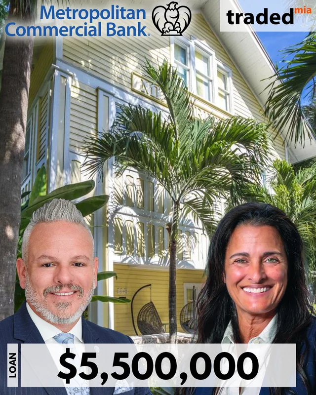 Manuel Vidal Of Metropolitan Commercial Bank Provides $5.5M Refinance Loan For Hotel In Miami