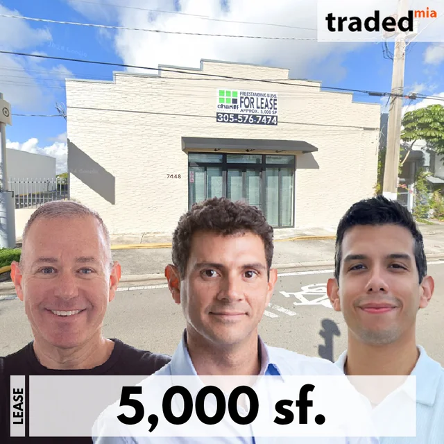 Emilio Robba Leases 5000-SF Office Space At 7448 Northeast 4th Court In Miami
