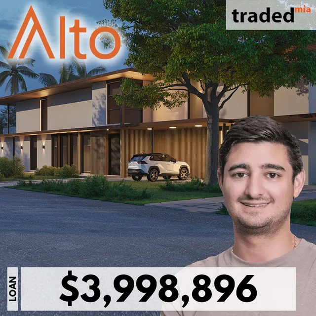 Daniel Benarroch Of Alto Capital Provides $3,998,896 Loan For New Construction In Coconut Grove